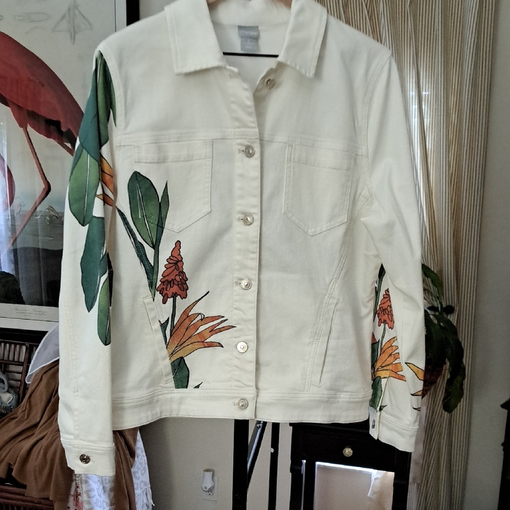 NWOT Chico's Denim Jacket